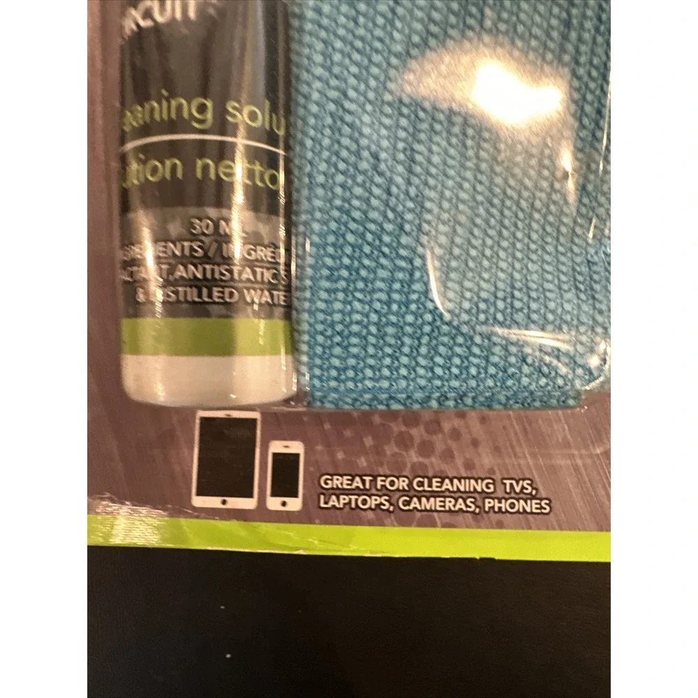 Screen cleaner spray & Cleaning Cloth (2pack) For mobile & Laptop